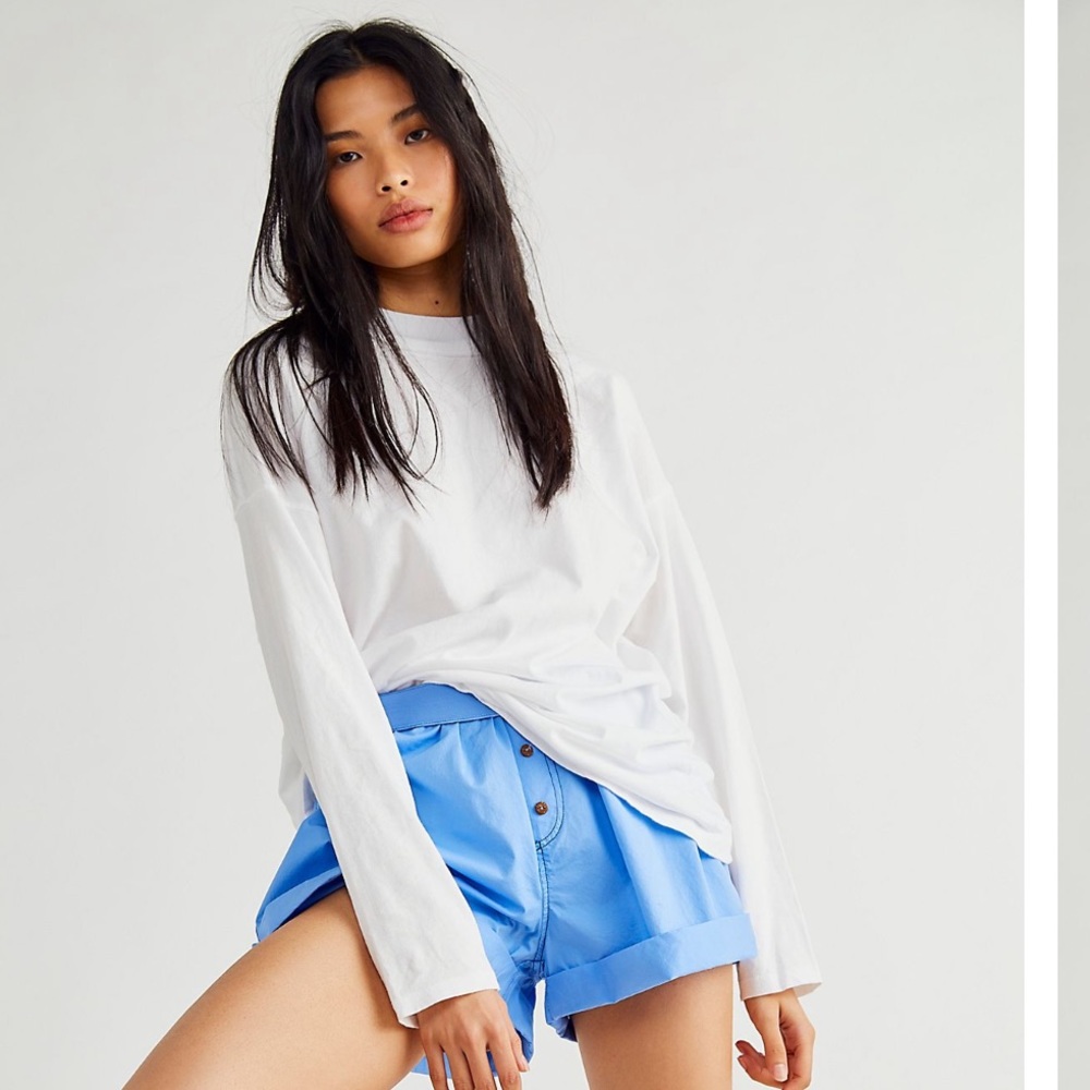 White Free People We The Free Be Free Tunic